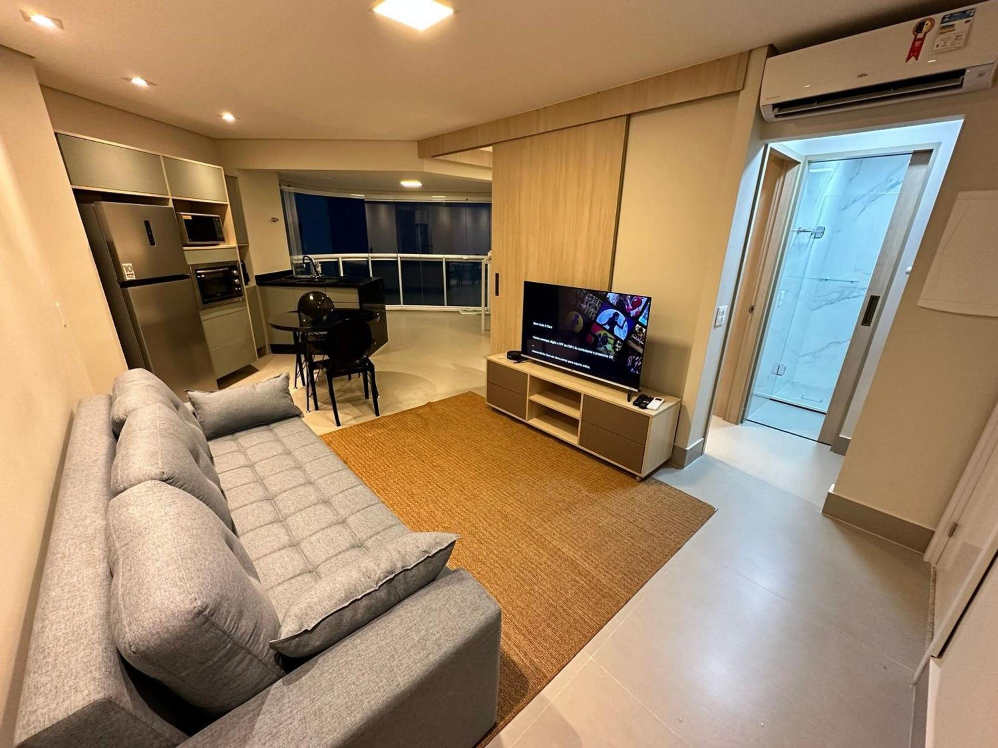 Ferienwohnung Residencial Estanconfor Com Vista Mar 2 Ac E Garagem Santos  Exterior foto